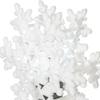 Vickerman 11.5" LED White 6 Point Snowflake Tree Top, Pure White Motion Light Cast. view 4