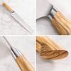 Cangshan OLIV Series 8-Inch Bread Knife, Swedish 14C28N Steel Forged, 501585 view 3