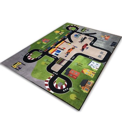 Kids Rug Carpet Play mat Rugfor City Life Road,Children's Rug Educational Traffic Carpet,Baby Cartoon Fun Carpet Car Mat Great for Playing with Cars and Toys,Kidsroom,Playroom,71X106N/180X270CM