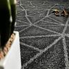 Furnish my Place Geometrical Pattern Indoor/Outdoor Refine Rust Rug, Abstract Area Rug, Contemporary Rug for Living Room, Doorway Mat, Entryway, Made in USA, 2' x 2' Square - Set of 10 view 2