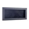 10x20 Shadow Box Frame Textured Black Wood | with a 3/4" Usable Display Depth | Includes a Black Real Suede Texture Acid-Free Backing Board, UV Resistant Acrylic, and Hanging Hardware view 1