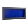 10x20 Shadow Box Frame Textured Black Wood | with a 3/4" Usable Display Depth | Includes a Royal Blue Real Suede Texture Acid-Free Backing Board, UV Resistant Acrylic, and Hanging Hardware view 1