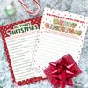 DISTINCTIVS Christmas Party Games, (2 Game Bundle) - All Things Christmas Trivia and Anagram Word Game - 25 Dual Sided Cards view 2