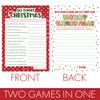 DISTINCTIVS Christmas Party Games, (2 Game Bundle) - All Things Christmas Trivia and Anagram Word Game - 25 Dual Sided Cards view 3