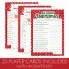 DISTINCTIVS Christmas Party Games, (2 Game Bundle) - All Things Christmas Trivia and Anagram Word Game - 25 Dual Sided Cards view 4