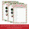 DISTINCTIVS Christmas Party Games, Festive Holiday Word Scramble and Christmas Picture Quiz (2 Game Bundle) - 25 Dual Sided Cards view 4