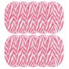 Furnish my Place Zebra Light Pink Area Rug, Animal Print Rug, Home Decor Rug, Pet-Friendly Rug, Indoor Rug, Perfect for Living Room, 1.5' x 2.25' Oval - Set of 10 view 1