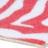 Furnish my Place Zebra Light Pink Area Rug, Animal Print Rug, Home Decor Rug, Pet-Friendly Rug, Indoor Rug, Perfect for Living Room, 1.5' x 2.25' Oval - Set of 10 view 4