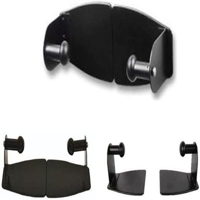 Magnetic Wall Mount Kitchen Paper Towel Roll Rack Holder Dispenser Household Black Magnetic Paper Towel Holder Two Pieces Can Be Adjusted to Fit Any Size Paper Towel Roll, Powerful Magnets Mount to