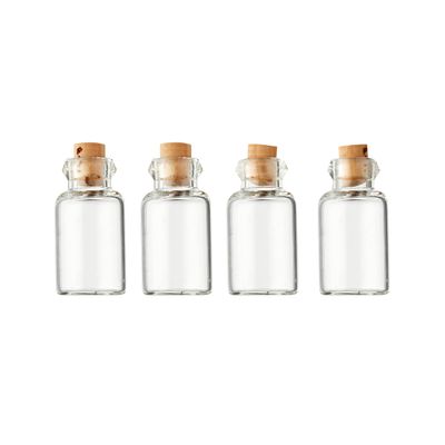 12 Packs: 4 ct. (48 Total) Mini Bottles with Corks by ArtMinds