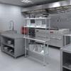 AmGood Stainless Steel Work Table with 12" Wide Double Tier Overshelf | Metal Kitchen Prep Table & Shelving Combo | NSF (Stainless Steel Table with Double Overshelves, 48" Long x 14" Deep) view 4
