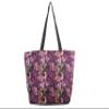 New York XPress 2-in-1,Portable and Push-Rolling Tote Bag/Rolling Tote with Wheels and Handle/Shopping Tote Bag for wowen,Pink Floral view 2