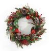 30 Inch Led Wreath W/Red Bells Green/red 30" W X D 9" H Lights view 1