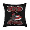Apres Ski & Winter Sport Accessories King Of The Hill Jetski Throw Pillow view 1