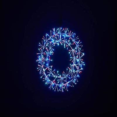 LED Wreaths (Red White and Blue)