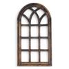 44" Farmhouse Wall Window Arch -Large Wood Window Frame-Sunset Grove Cathedral view 1