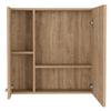 DEPOT E-SHOP Medicine 23H Double Door Cabinet,4 Interior Shelves, Pine view 1