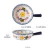 Salad Bowls for Kitchen Salad Bowl Creative Ceramic Bowl Hand Putting Rice Bowl Fruit Bowl Soup Bowl Handle Breakfast Bowl Soup Bowls (Color : B) view 2