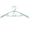 8pcs Folded Baby Non-Slip Closet Hangers, Expandable Children Coat holrd, Newborn Kids Baby Plastic Closet Rack with Hook, for Girl Boy Toddler (Color : Blue) view 1