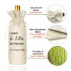 Socive Pregnancy Announcements Wine Bag, Cute Baby Announcement Wine Bag, Pregnant Reveal, Grandparents Baby Gifts view 3