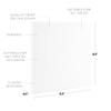 Andaz Press Personalized Wedding Guestbook With Gold Accents Minimal Florals Custom Wedding Guest Book White Guest Sign-In Registry 8.5"X8.5" Wedding Guest Book Polaroid Pictures Scrapbook Photo Album view 2