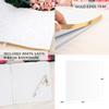 Andaz Press Personalized Wedding Guestbook With Gold Accents Minimal Florals Custom Wedding Guest Book White Guest Sign-In Registry 8.5"X8.5" Wedding Guest Book Polaroid Pictures Scrapbook Photo Album view 4