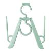 8pcs Folded Baby Non-Slip Closet Hangers, Expandable Children Coat holrd, Newborn Kids Baby Plastic Closet Rack with Hook, Suitable for 0-18 Years Old (Color : Blue) view 1