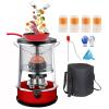 Xrdbfd Portable Handy Kerosene Stove Heater, Kerosene Stove Burner with Wick, Indoor and Outdoor Kerosene Heater, Oil Paraffin Heater for Camping, Tent Heating, 4.6/6L,4.6Lred view 1