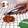 2Pack Anwenk Nutcracker Chestnut Clip Peeler Nut cracker Pecan Walnut Plier Opener 304 Stainless Steel Kitchen Tools with 4 Picks view 3