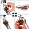 2Pack Anwenk Nutcracker Chestnut Clip Peeler Nut cracker Pecan Walnut Plier Opener 304 Stainless Steel Kitchen Tools with 4 Picks view 4