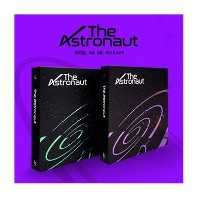 BTS JIN The Astronaut 1st Single Album CD+Folding poster on pack+Photobook+Lyric card+Postcard+Graphic sticker+Seal sticker+Photocard+Tracking (SET(01+02))