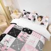 Camo Kids Duvet Cover Set Twin,Deer Antler Silhouette Pink Camouflage Comforter Cover for Boys Girls New Year Xmas Decor,Animals Rustic Quilt Cover,Arrow Geometric Lattice Bedding Set,1 Pillowcase view 3