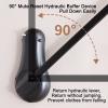 90 Pull Down Closet Rod, Wardrobe Rail Lift Soft-Close Hanger for Hanging Clothes Organizer Storage System Space Saving Ergonomic Handle, Adjustable Width,Black,650to850mm view 4
