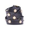 1m DIY Rivet Hip Hop Leather Rope, Leather Collar Accessories, Necklace Jewelry Making Apparel Sewing (Color : #5) view 1