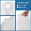 BPFY 2 Pack 1 Gallon Clear Plastic Jugs with Lids, Water Jug Storage Containers with Ergonomic Handle, HDPE Containers for Water, Sauces, Beverage, Soaps, Liquids view 4