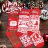Dodosky Personalized Christmas Stockings 4Pack, Elk, Sledge, Snowman, Bells Christmas Stockings with Names Personalized Knit Stockings Family Christmas Stockings Embroidered Christmas Stockings view 4