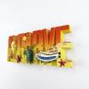 Algarve Portugal 3D Letters Fridge Magnet Souvenir Gift,Resin Handmade Algarve Refrigerator Magnet Home & Kitchen Decoration Collection view 2