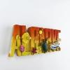 Algarve Portugal 3D Letters Fridge Magnet Souvenir Gift,Resin Handmade Algarve Refrigerator Magnet Home & Kitchen Decoration Collection view 4