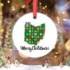 Christmas Ornaments Ohio Ornaments for Christmas Trees American State Merry Christmas Ceramic Round Personalized Christmas Ornaments 2022 Christmas Decor Keepsake Holiday Christmas Decor 3 Inch view 2