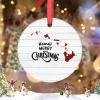 Merry Christmas Hawaii Christmas Ornaments Personalized Christmas Ornaments 2022 Ameirican Home State Christmas Decorations for Tree Christmas Decor Holiday Keepsake New Year Gifts 3 Inch view 2