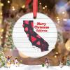 California Map Christmas Tree Ornaments Personalized Home State Christmas Ornament 2022 Merry Christmas Ceramic Round Farmhouse Christmas Ornaments Keepsake New Year Gifts 3 Inch view 2