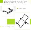 12 Pack Sprouting Stands for Wide and Regular Mouth Mason Jars Canning Jars Holder Stainless Steel Foldable Adjustable Stands for Growing Organic Sprouting view 3