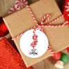 New Jersey Map Ornaments for Christmas Trees Personalized Home State Christmas Ornament 2022 Merry Christmas Ceramic Round Hanging Ornaments Christmas Keepsake New Year Gifts 3 Inch view 4