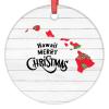 Hawaii Home State Christmas Ornaments 2022 Merry Christmas Sweet Home Christmas Tree Ornaments Personalized Christmas Ornaments Holiday Christmas Keepsake New Year Gifts 3 Inch view 1