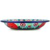 Polmedia Polish Pottery Pasta Bowl 9-inch - Rooster Fiesta Pattern Handmade in Boleslawiec Poland by Ceramika Bona + Certificate of Authenticity view 3