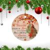 Christmas Ornament Sympathy Gifts for Families Friends Christmas Tree Ornaments Because Someone We Love is in Heaven Ornament Ornament for Christmas Tree view 3