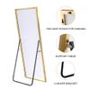 Natsukage Full Length Mirror Wall Mirror Full Length Mirror for Wall Hanging or Leaning Against Wall Dressing Mirror Body Mirror Aluminum Alloy Frame (44"x16", Gold) (AA01013ZZE001-USAM022-vc) view 3