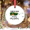 Christmas Ornaments Puerto Rico Christmas Tree Ornaments American State Merry Christmas Ceramic Round Personalized Christmas Ornaments 2022 Christmas Decor Keepsake Holiday Christmas Decor 3 Inch view 2
