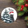 Meowy Christmas Cat Christmas Ceramic Ornament Christmas Tree Cat Personalized Christmas Ornament Ornament for Christmas Tree view 2