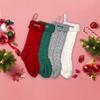 Lemefind Personalized Christmas Stockings 6 Pack Knit Embroidery Name Large Custom Family Christmas Stockings with Burgundy White Green Grey for Fireplace Mantel Farmhouse Xmas Party Decor Gifts view 4